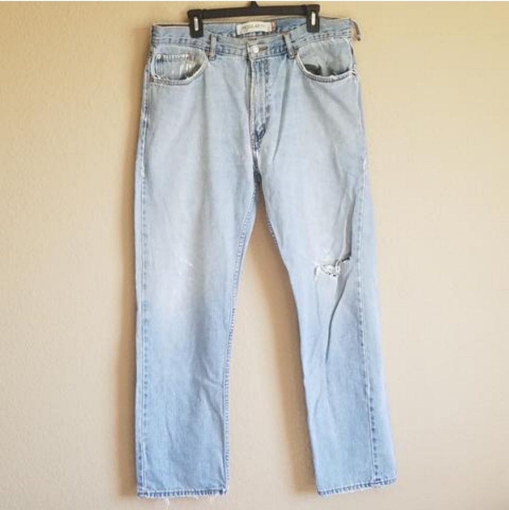 Vintage Levi's 505 light wash denim jeans